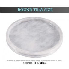 Round Tray-White