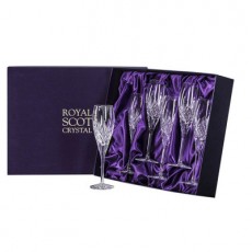 Royal Scot Champagne Flutes Set6