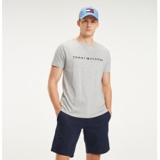 Tommy Hilfiger Core Tommy Logo Tee Cloud Heather
