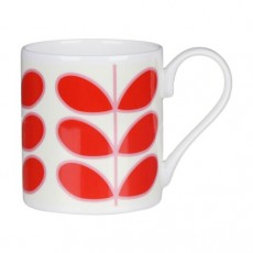 Orla Kiely Linear Stem Red Mug