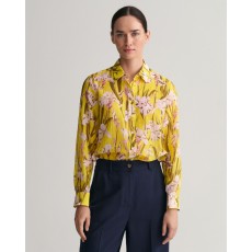 Gant Reg Iris Print Cot Silk Shirt