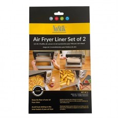 Nostik Air Fryer Liner Set of 2 Rectangle-Brown