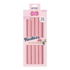 The Vintage Cosmetic Company 12 Piece Bendy Hair Rollers-Pink