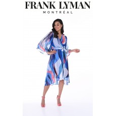 Frank Lyman Blue Multi Dress