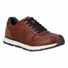 Rieker Brown Leather Trainer