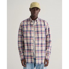 Gant Reg Cotton Linen Check Shirt