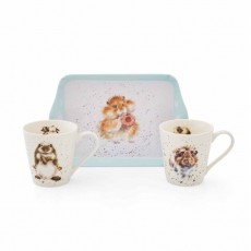 Wrendale Diet Starts Mug and Tray Set