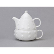 Dorothy White Teapot