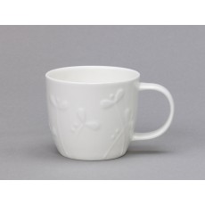 Olive Small White Mug-Cress