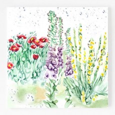 Ceramic Trivet-Floral Splash