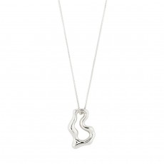 Cloud Recycled Necklace Silver-Plated