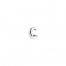 Force Recycled Ear Cuff Silver-Plated