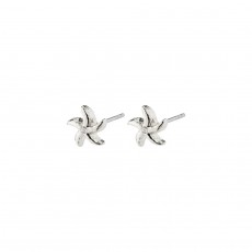 Oakley Recycled Starfish Earrings Silver-Plated