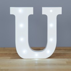 Light Up Letter U