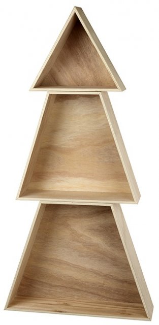 Wooden Tree Shelves