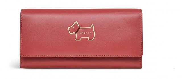 Radley Heritage Dog Outline Large Flapover Matinee Copper Pink