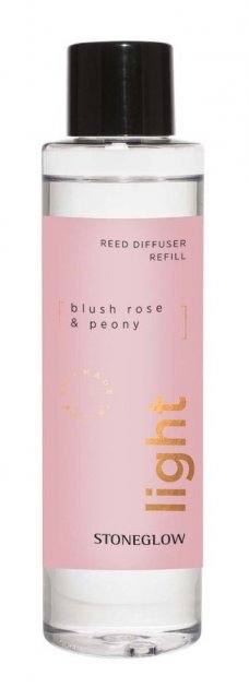 Stoneglow Elements Light-Blush Rose & Peony Reed Diffuser Refill 210ml