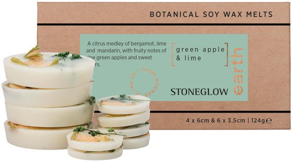 Stoneglow Elements Earth-Green Apple & Lime Botanical Soy Wax Melts