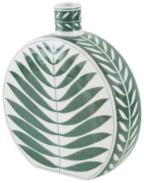 Green/White Vase