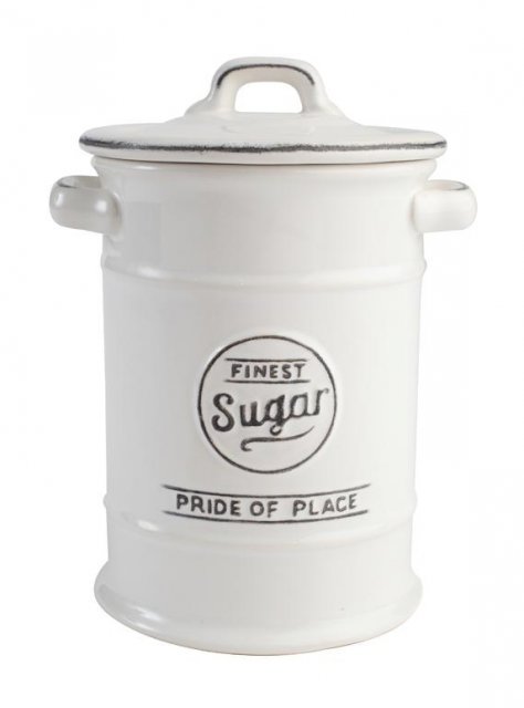 Pride of Place Sugar Jar White
