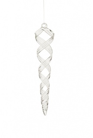 Glass Addison Icicle Clear 17cm