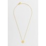 Vibes Cut Out Disc Necklace - Gold Plated