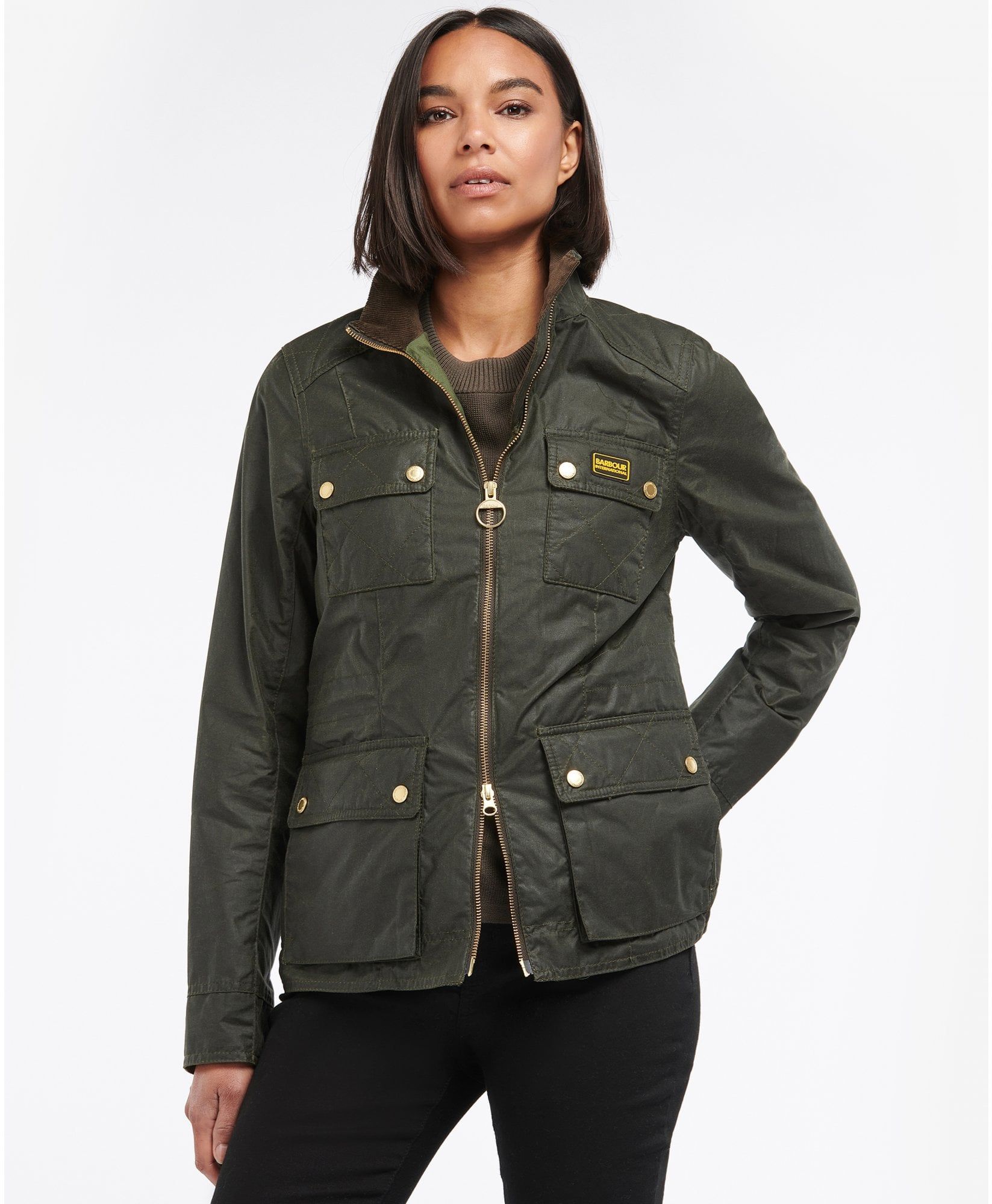 Barbour wax outlet international jacket