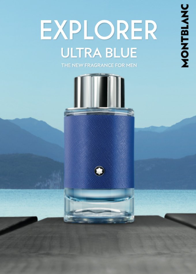 Montblanc Explorer Ultra Blue Eau de Parfum Mens Fragrance Barbours