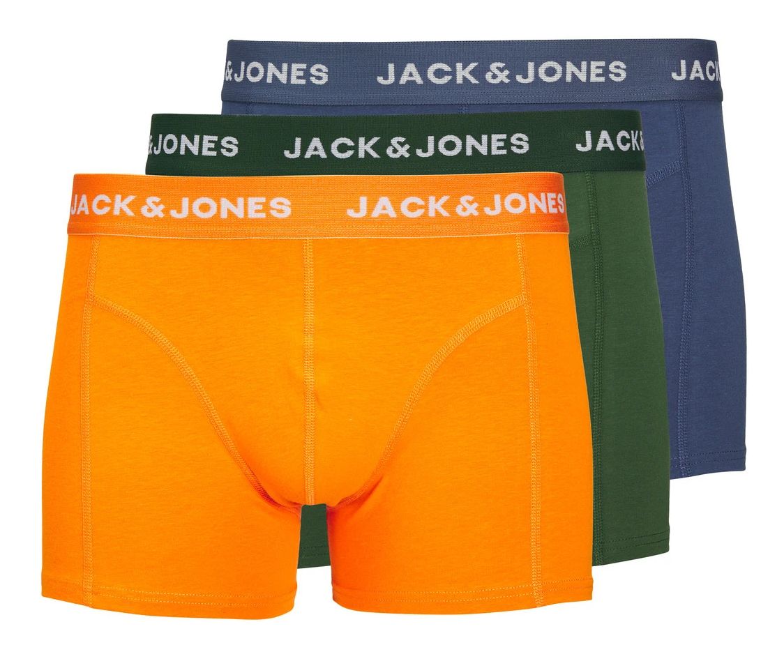 Jack & Jones - Confezione da 3 boxer aderenti multicolore
