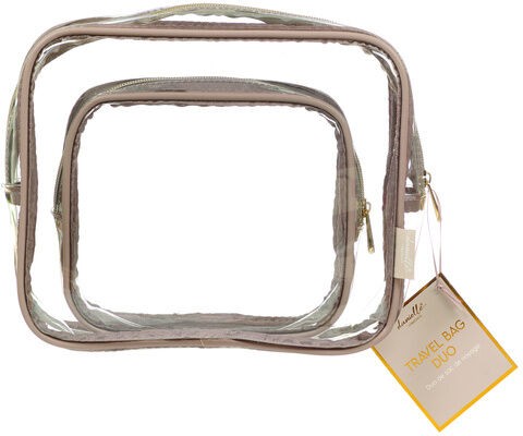 Danielle Simply Slouch Clear Travel Bag Duo Accessories Barbours