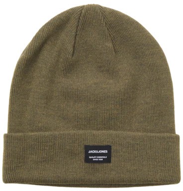 Jack & Jones Men's DNA Knitted Beanie Hat - One Size, 100% Acrylic, Turn-Up Cuff - View #4