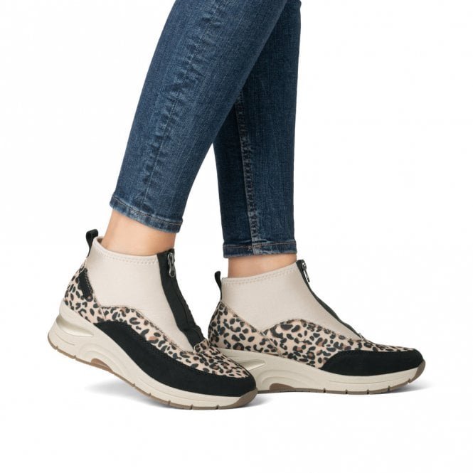 rieker animal print boots