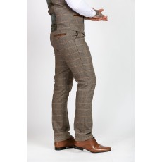 Marc Darcy Ted Tweed Check Trousers