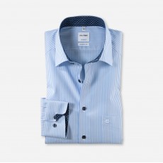 Olymp Tendenz Modern Fit Shirt Blue