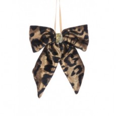 Animal Print Bow