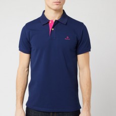 Gant Contrast Collar Pique s/s Rugby Shirt
