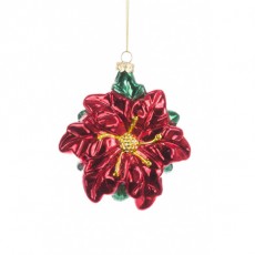 Floralsilk Red Poinsettia Decoration