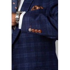 Marc Darcy Chigwell Suiting Blue Check
