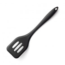 Black Silicone Slotted Turner