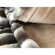 Faux Fur Throw Chinchilla 150cm x 220cm