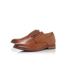 Dune Suffolks Leather Smart Gibson Shoes Tan