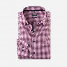 Olymp Luxor Under Button Down Modern Check Shirt