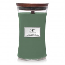 Woodwick Mint Leaves & Oak Large Hourglass