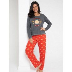 Pour Moi Kissmass Pudding Cotton Jersey Christmas Pjs Set