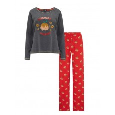 Pour Moi Kissmass Pudding Cotton Jersey Christmas Pjs Set