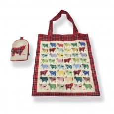 Highland Cow Folding Bag