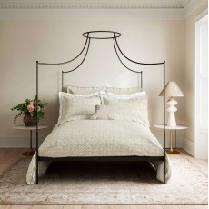 V & A Kerala Soft Ivory & Slate Duvet Cover