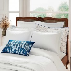 V & A Samara White Oxford Pillowcase