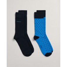 Gant Solid And Dot Socks 2-Pack