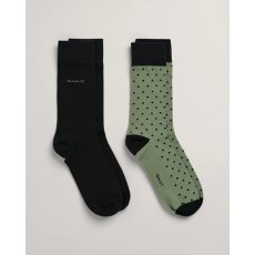 Gant Solid And Dot Socks 2-Pack
